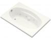 Kohler ProFlex 6042 K-1126-CN-0 White Whirlpool Bath Tub with Custom Pump Location