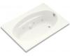 Kohler ProFlex 6042 K-1126-R-0 White Whirlpool Bath Tub with Flange and Right-Hand Drain