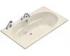 Kohler ProFlex 7242 K-1131-F-47 Almond Whirlpool Bath Tub with Flange