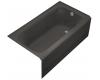 Kohler Bancroft K-1151-RA-58 Thunder Grey Bancroft 5' Whirlpool Bath Tub with Integral Apron and Right-Hand Drain