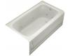Kohler Bancroft K-1151-RA-95 Ice Grey Bancroft 5' Whirlpool Bath Tub with Integral Apron and Right-Hand Drain