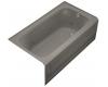 Kohler Bancroft K-1151-RA-K4 Cashmere Bancroft 5' Whirlpool Bath Tub with Integral Apron and Right-Hand Drain