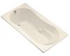 Kohler ProFlex 7236 K-1157-CN-47 Almond Whirlpool Bath Tub with Custom Pump Location