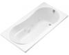 Kohler ProFlex 7236 K-1157-R-0 White Whirlpool Bath Tub with Flange and Right-Hand Drain
