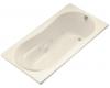 Kohler ProFlex 7236 K-1157-R-47 Almond Whirlpool Bath Tub with Flange and Right-Hand Drain