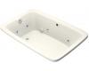 Kohler Bancroft K-1158-HJ-96 Biscuit Bancroft Experience 5.5' Whirlpool Bath Tub with Heater and Custom Pump