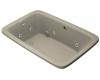 Kohler Bancroft K-1158-HJ-G9 Sandbar Bancroft Experience 5.5' Whirlpool Bath Tub with Heater and Custom Pump