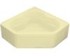 Kohler Tercet K-1160-GLA-Y2 Sunlight BubbleMassage Corner Bath Tub with Integral Apron