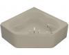 Kohler Tercet K-1160-HL-G9 Sandbar Tercet Whirlpool Bath Tub with Integral Apron, Flange and Heater