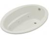Kohler Sunward K-1162-CB-95 Ice Grey 5' Whirlpool Bath Tub with Custom Pump Location