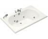Kohler Memoirs K-1170-HC-0 White 5.5' Whirlpool Bath Tub with Custom Pump Location
