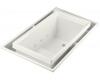 Kohler sok K-1188-C1-0 White Overflowing Bath Tub with Effervescence, Chromatherapy and Right-Hand Drain