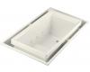 Kohler sok K-1188-C1-96 Biscuit Overflowing Bath Tub with Effervescence, Chromatherapy and Right-Hand Drain