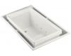 Kohler sok K-1189-RE-0 White Overflowing Bath Tub with Effervescence and Left-Hand Drain