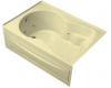 Kohler Synchrony K-1192-HL-Y2 Sunlight 5' Whirlpool Bath Tub with Integral Apron, Heater and Left-Hand Drain