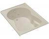 Kohler Synchrony K-1192-L-G9 Sandbar 5' Whirlpool Bath Tub with Left-Hand Drain and Tiling Flange