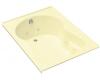 Kohler Synchrony K-1192-L-Y2 Sunlight 5' Whirlpool Bath Tub with Left-Hand Drain and Tiling Flange