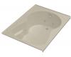 Kohler Synchrony K-1192-R-G9 Sandbar 5' Whirlpool Bath Tub with Right-Hand Drain and Tiling Flange