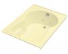 Kohler Synchrony K-1192-R-Y2 Sunlight 5' Whirlpool Bath Tub with Right-Hand Drain and Tiling Flange