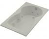 Kohler Synchrony K-1194-CB-95 Ice Grey 6' Whirlpool Bath Tub with Custom Pump Location