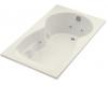 Kohler Synchrony K-1194-R-G9 Sandbar 6' Whirlpool Bath Tub with Right-Hand Drain and Tiling Flange