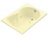 Kohler Synchrony K-1196-Y2 Sunlight 5' Whirlpool Bath Tub with Softgrip Grip Handles