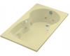 Kohler Synchrony K-1198-CB-Y2 Sunlight 6' Whirlpool Bath Tub with Custom Pump Location and Softgrip Grip Handles
