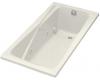 Kohler Hourglass K-1201-HB-96 Biscuit 30 Whirlpool Bath Tub with Custom Pump Location and Heater