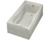 Kohler Hourglass K-1209-HR-95 Ice Grey 32 Whirlpool Bath Tub with Integral Apron, Heater and Right-Hand Drain