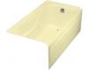 Kohler Hourglass K-1209-RA-Y2 Sunlight 32 Whirlpool Bath Tub with Integral Apron, Flange and Right-Hand Drain