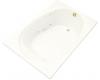 Kohler Seadream K-1221-CB-0 White 6' Whirlpool Bath Tub with Custom Pump Location