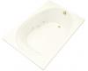 Kohler Seadream K-1221-CB-96 Biscuit 6' Whirlpool Bath Tub with Custom Pump Location