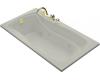 Kohler Mariposa K-1224-L-95 Ice Grey Mariposa 5.5' Whirlpool Bath Tub with Flange and Left-Hand Drain