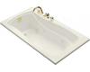 Kohler Mariposa K-1224-L-96 Biscuit Mariposa 5.5' Whirlpool Bath Tub with Flange and Left-Hand Drain