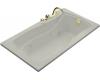 Kohler Mariposa K-1224-R-95 Ice Grey Mariposa 5.5' Whirlpool Bath Tub with Flange and Right-Hand Drain