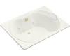 Kohler Overture K-1226-H-0 White 5' Whirlpool Bath Tub with Heater