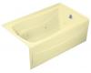 Kohler Mariposa K-1239-HR-Y2 Sunlight Mariposa 5' Whirlpool Bath Tub with Integral Apron, Right-Hand Drain and Heater