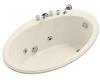 Kohler Seaside K-1246-CD-47 Almond 5' Whirlpool Bath Tub with Custom Pump Location