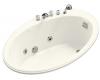 Kohler Seaside K-1246-CD-96 Biscuit 5' Whirlpool Bath Tub with Custom Pump Location
