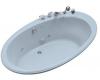 Kohler Seaside K-1248-H-Y2 Skylight 6' Whirlpool Bath Tub with Heater