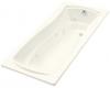 Kohler Mariposa K-1257-CB-96 Biscuit Mariposa 6' Whirlpool Bath Tub with Custom Pump Location