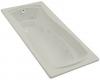 Kohler Mariposa K-1257-L-95 Ice Grey Mariposa 6' Whirlpool Bath Tub with Flange and Left-Hand Drain