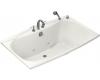 Kohler Folio K-1263-CN-0 White Whirlpool Bath Tub with Custom Pump Location