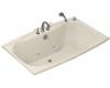 Kohler Folio K-1263-CN-47 Almond Whirlpool Bath Tub with Custom Pump Location