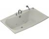 Kohler Folio K-1263-CN-95 Ice Grey Whirlpool Bath Tub with Custom Pump Location