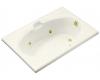 Kohler Dockside K-1266-CN-96 Biscuit 5' Whirlpool Bath Tub with Custom Pump Location