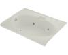 Kohler Dockside K-1266-L-95 Ice Grey 5' Whirlpool Bath Tub with Flange and Left-Hand Drain