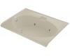 Kohler Dockside K-1266-L-G9 Sandbar 5' Whirlpool Bath Tub with Flange and Left-Hand Drain