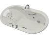 Kohler Waterscape K-1338-H2-95 Ice Grey Whirlpool Bath Tub