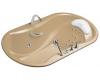 Kohler Vigora K-1339-H2-33 Mexican Sand Whirlpool Bath Tub